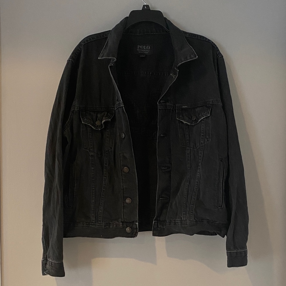 Polo by Ralph Lauren Black Denim Jacket - Men's